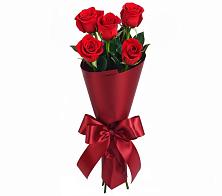 Букет 5 Красных роз Эдлесс Лав в Чапаевске