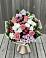 Букет цветов из: Альстромерии, Гвоздики, Розы и Хризантемы в Чапаевске