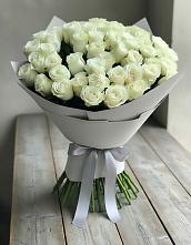 Букет 35 Белых роз в Чапаевске