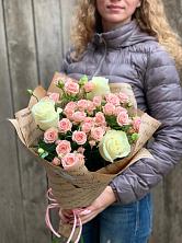 Букет цветов из:  Розы в Чапаевске