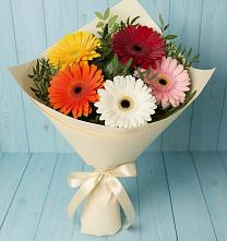 Букет цветов из:  Герберы в Чапаевске