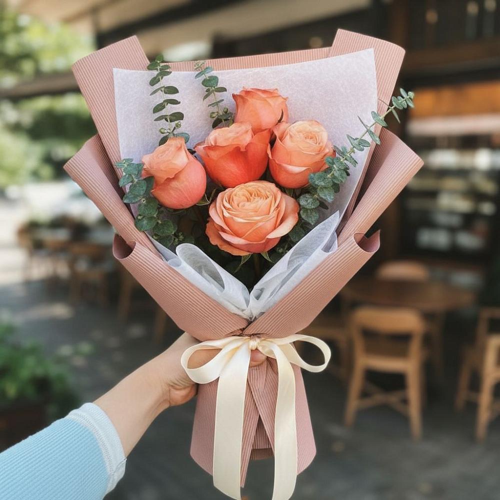 Букет цветов из: Розы в Чапаевске