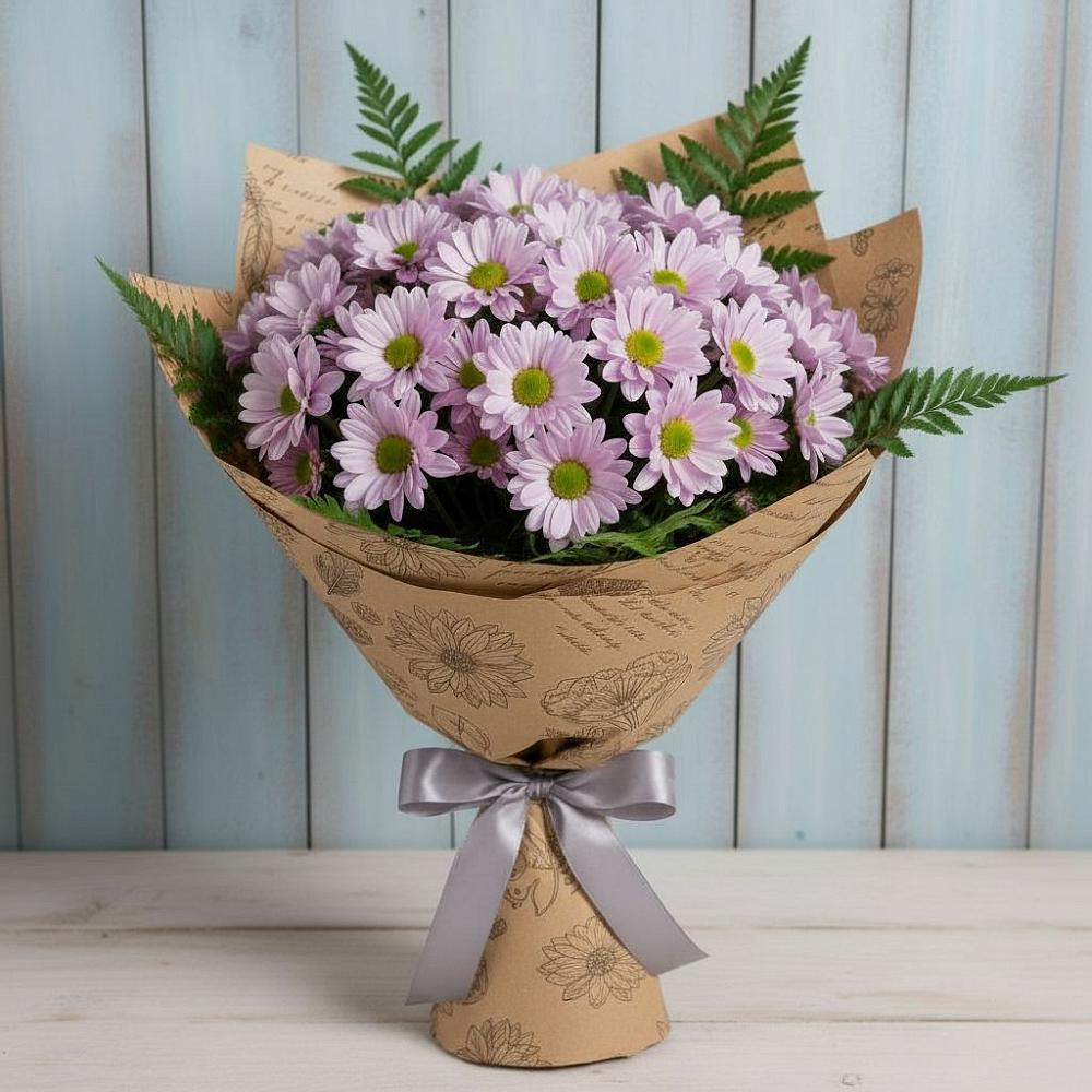 Букет цветов из: Хризантемы в Чапаевске