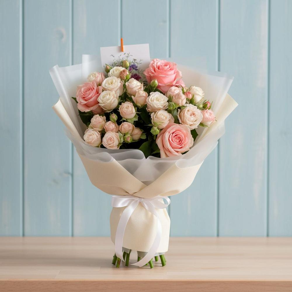 Букет цветов из: Розы в Чапаевске