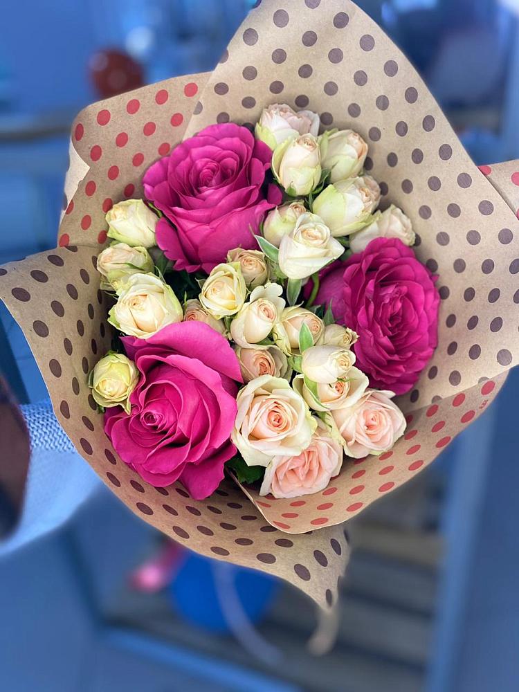 Букет цветов из: Розы в Чапаевске