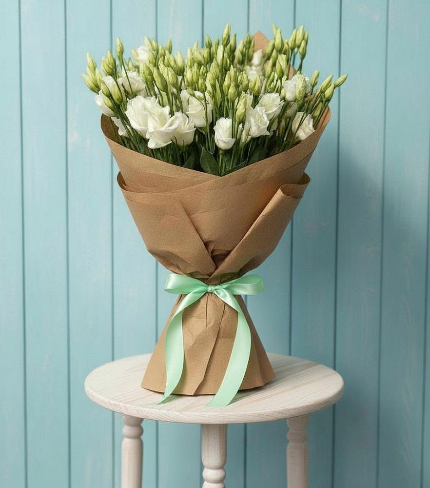 Букет цветов из: Лизиантусы в Чапаевске