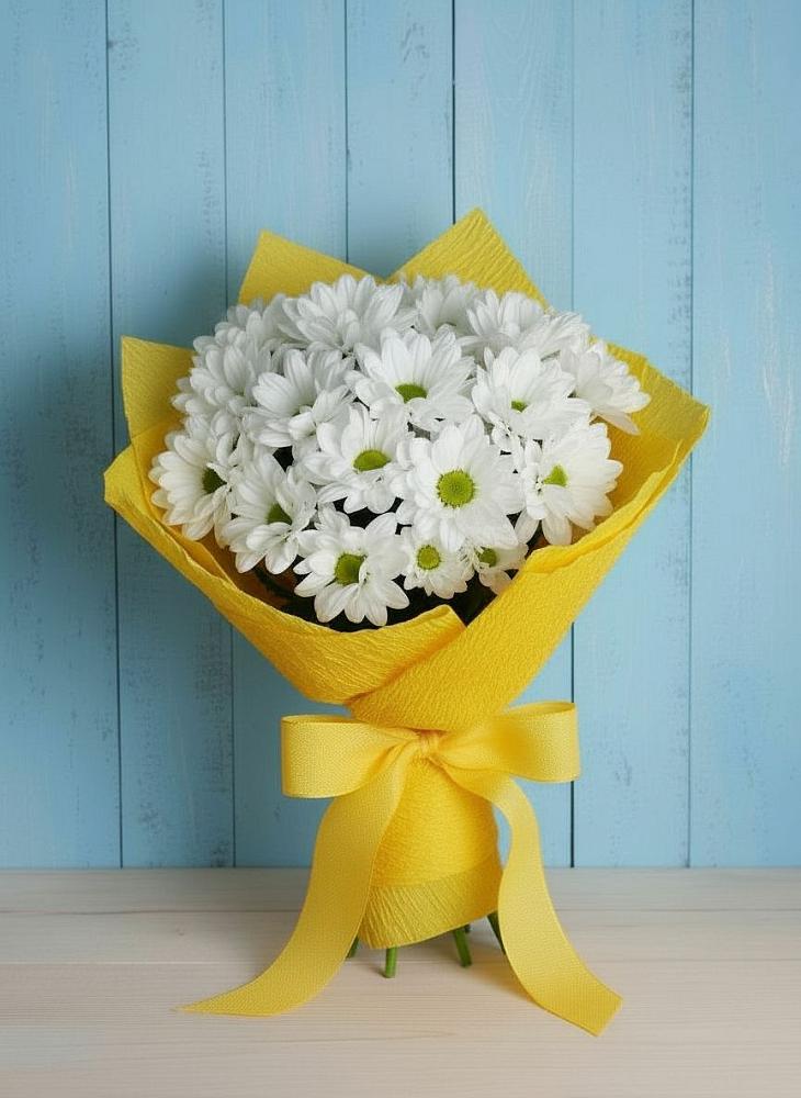 Букет цветов из: Хризантемы в Чапаевске