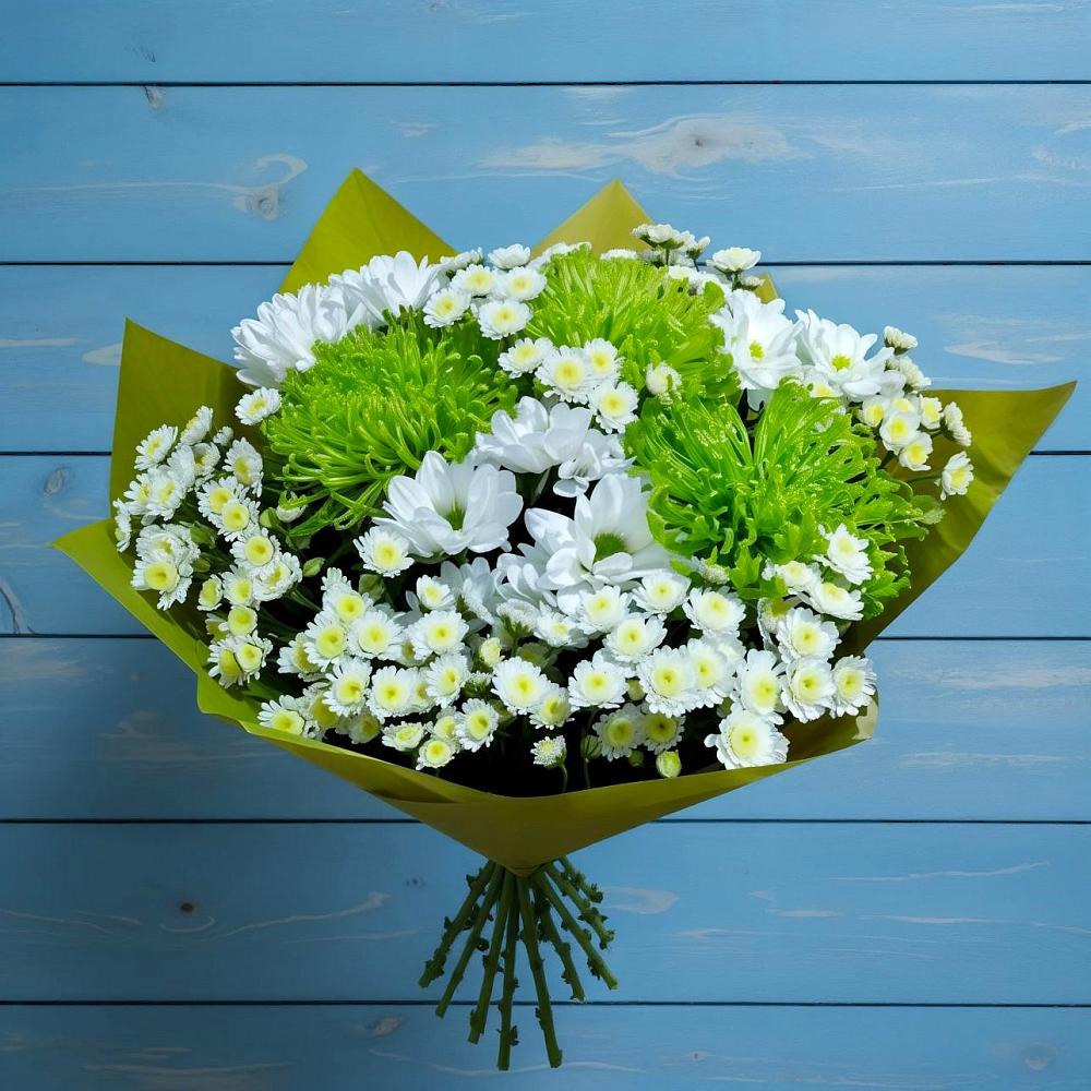 Букет цветов из: Хризантемы в Чапаевске