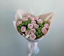 Букет цветов из:  Розы и Хризантемы в Чапаевске