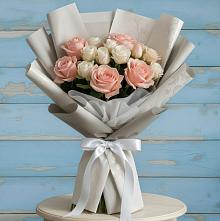 Букет цветов из:  Розы в Чапаевске