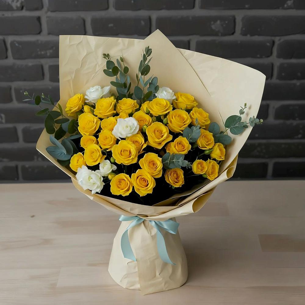 Букет цветов из: Розы в Чапаевске