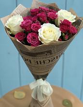 Букет цветов из:  Розы в Чапаевске