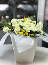 Цветочная композиция из Розы  в Чапаевске