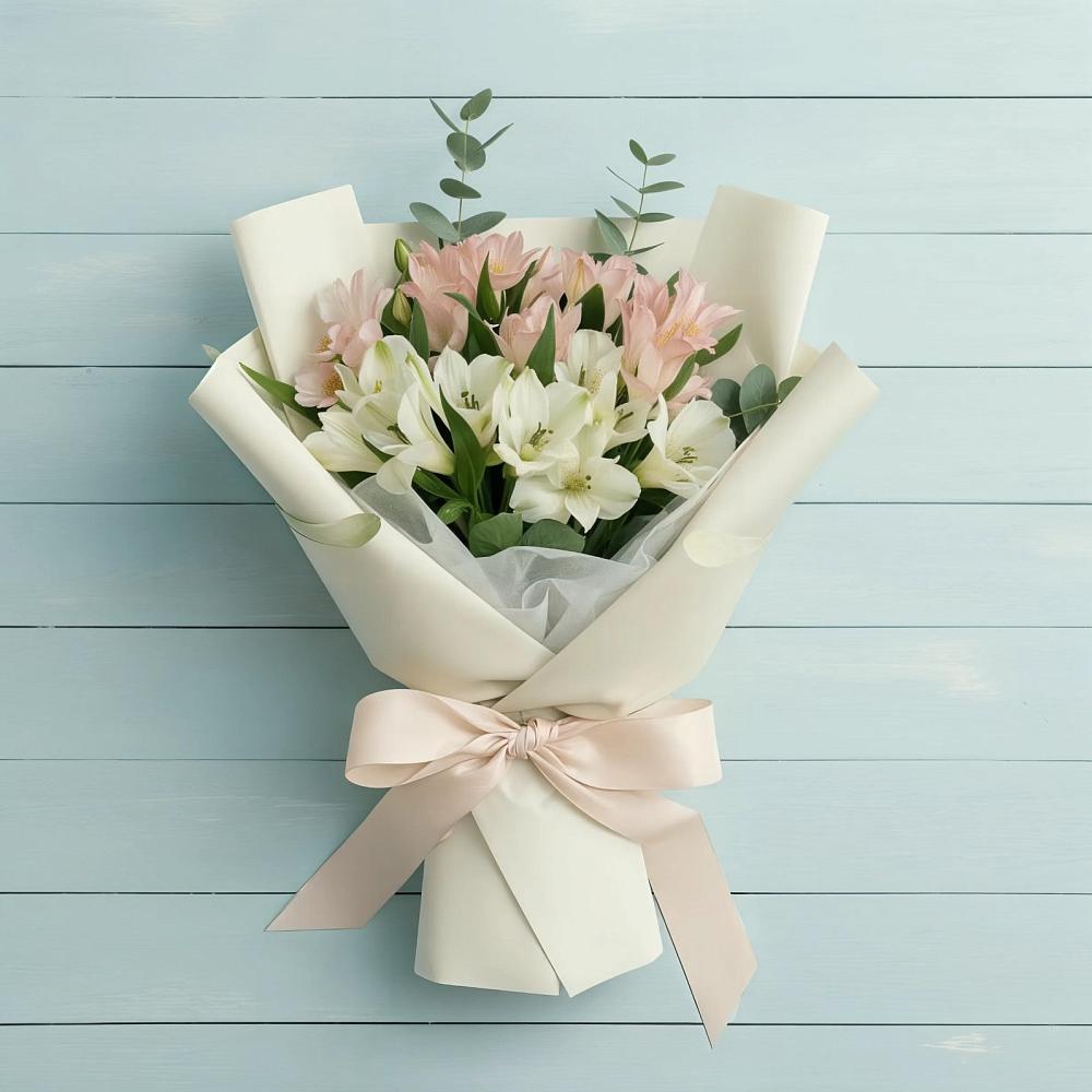 Букет цветов из: Альстромерии в Чапаевске