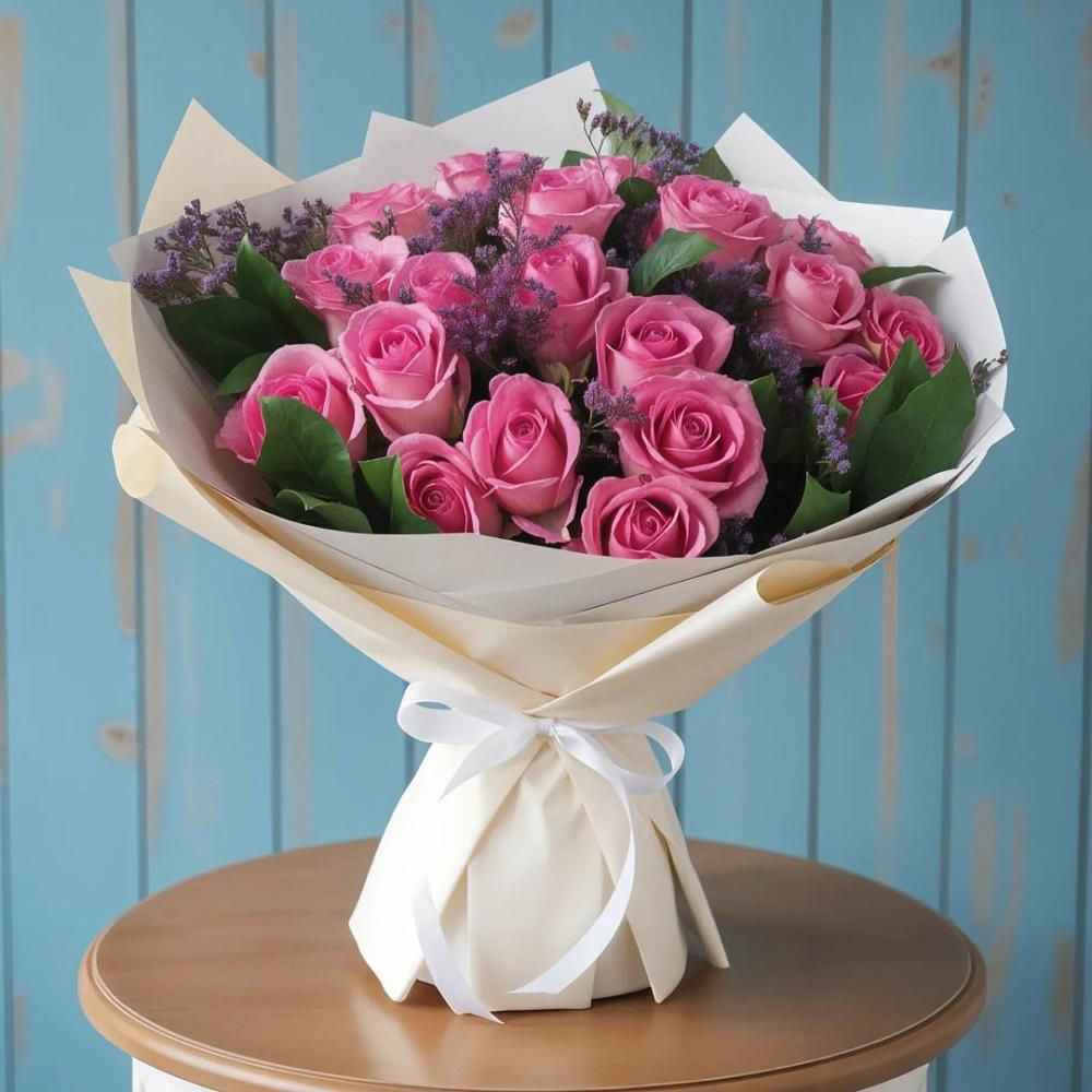 Букет цветов из: Розы в Чапаевске