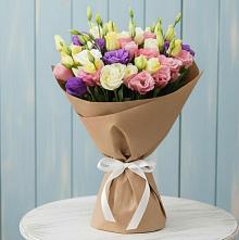 Букет цветов из:  Лизиантусы в Чапаевске